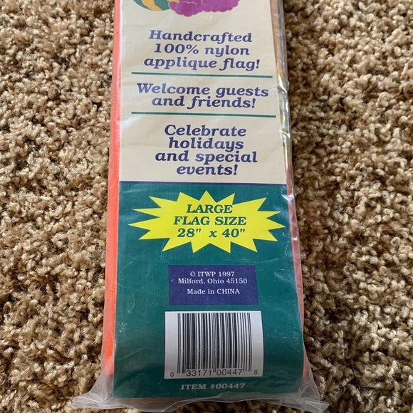 AUTUMN/FLAG CORNUCOPIA FLAG - Picture 3 of 5